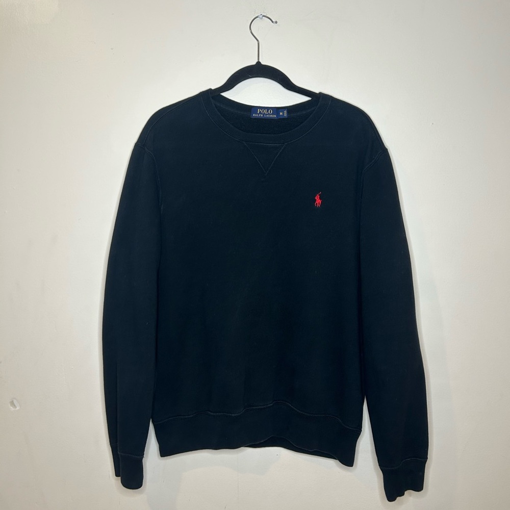 Polo by Ralph Lauren Black Crewneck Sweater